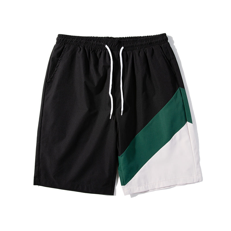 Men's Color Block Beach Swim Shorts
