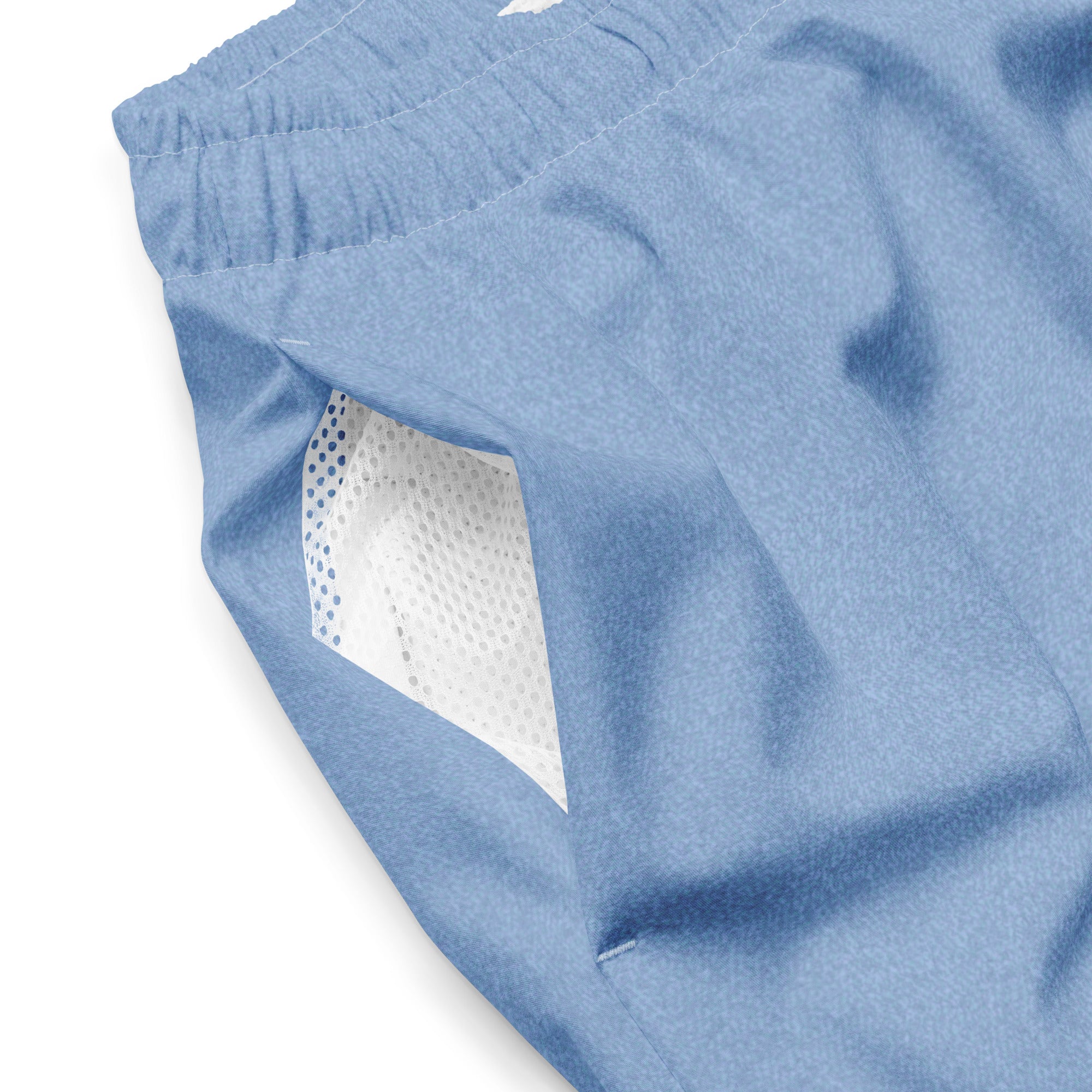 Men's Light Blue Swim Trunks