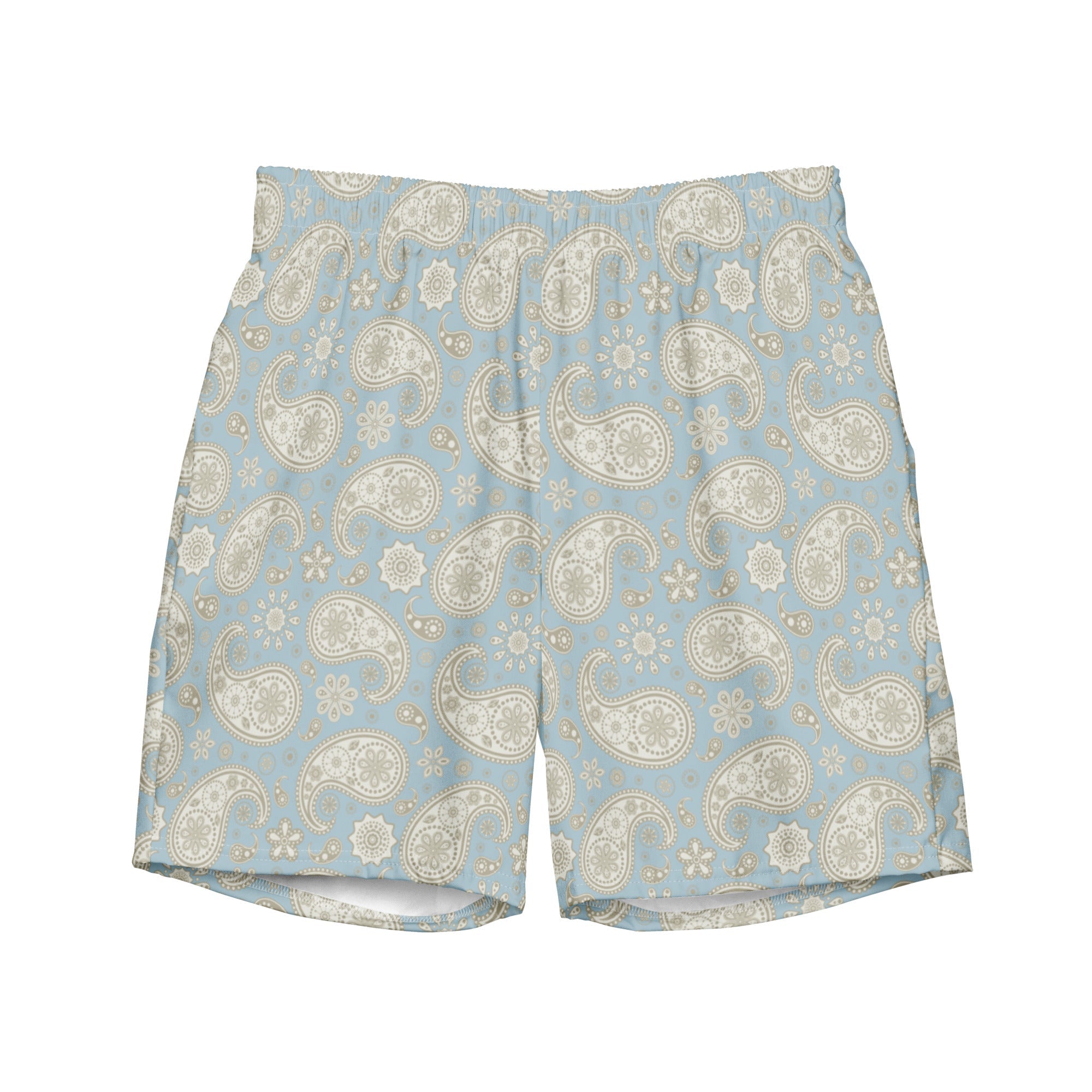Men's Paisley Print Swim Trunks