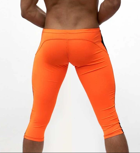 Men's 3/4 Compression Fitness Tights