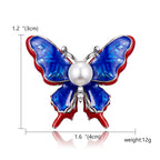 Floral Bird and Butterfly Insect Brooch Collection
