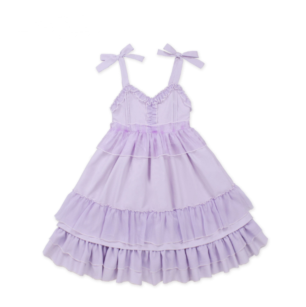 Mitsuba Solid Color Pleated Dress with Spaghetti Straps