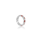 Paw Print Enamel Band Ring