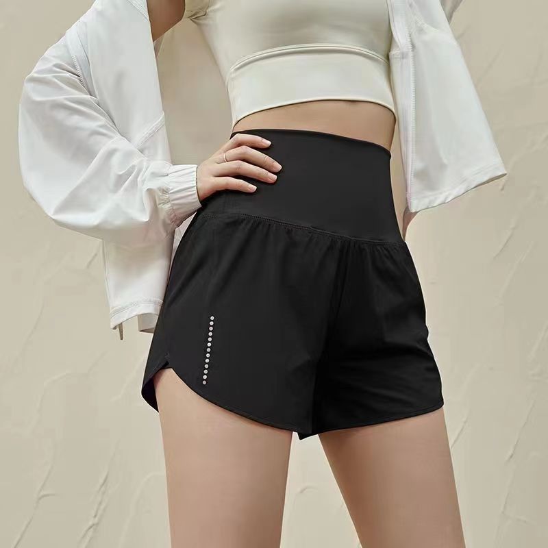 Women's High-Waisted Quick-Dry Sports Shorts