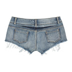 Summer Sexy Nightclub Women's Low-Waist Denim Shorts