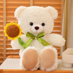 Cute Teddy Bear Plush Toy with Rose - Valentine Gift | Home Decor