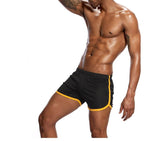 Men's Light Blue Mesh Sports Shorts / Swim Trunks