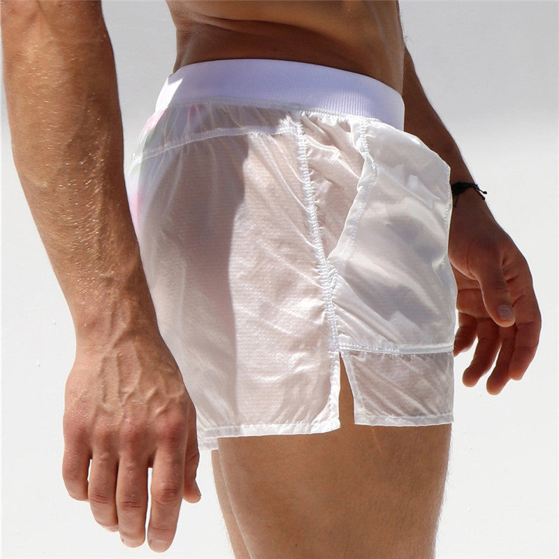 Men's Lightweight Semi-Sheer Beach Shorts