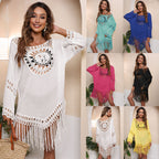 Crochet Fringe Beach Cover-Up