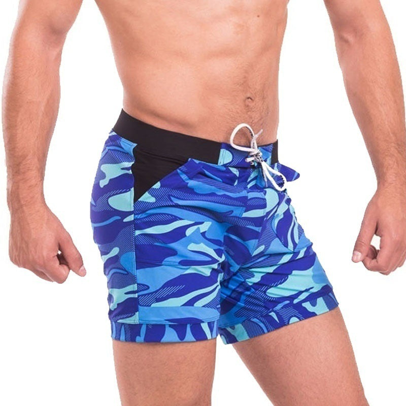 Men's Camouflage Quick-Dry Swim Shorts