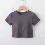 Summer Crop Top with Built-in Bra for Women