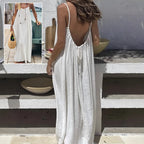 Loose Spaghetti Strap Bohemian Dress
