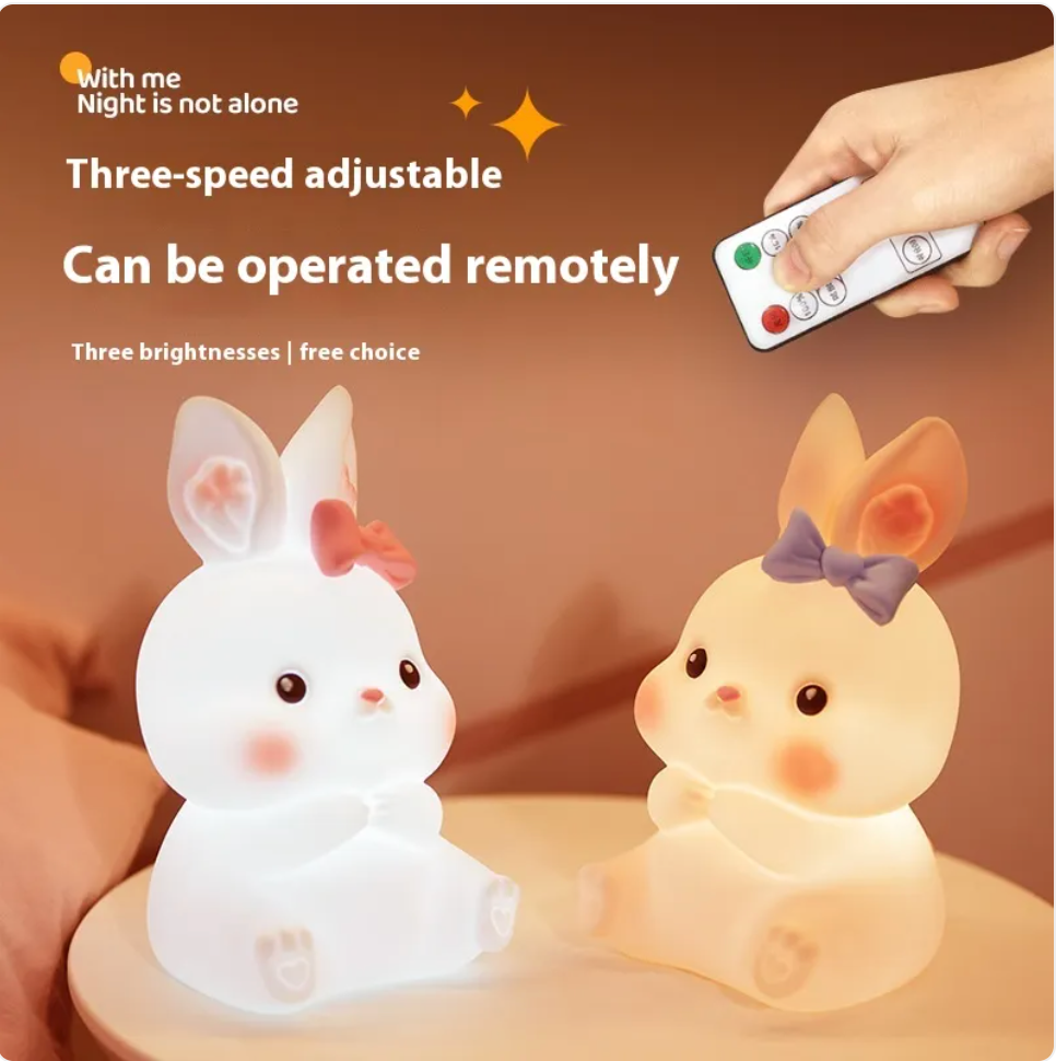 Rechargeable Easter Bunny Nightlight - Kids LED Lamp