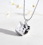KT Hello Kitty Cat Pendant Necklace