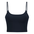 Women's Sporty Yoga Tank Top with Built-in Bra