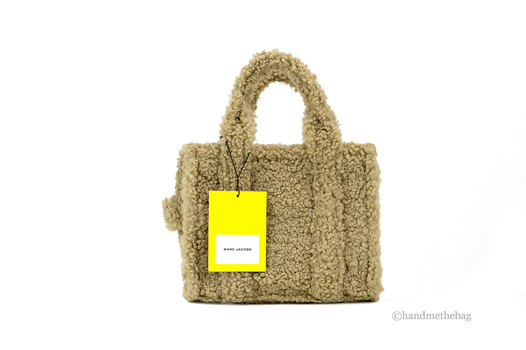 Marc Jacobs The Small Teddy Beige Fabric Tote | Organic Cotton