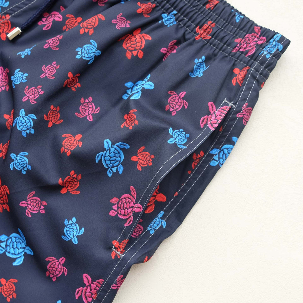 High Quality Multicolor Turtles 4-Way Stretch Board Shorts