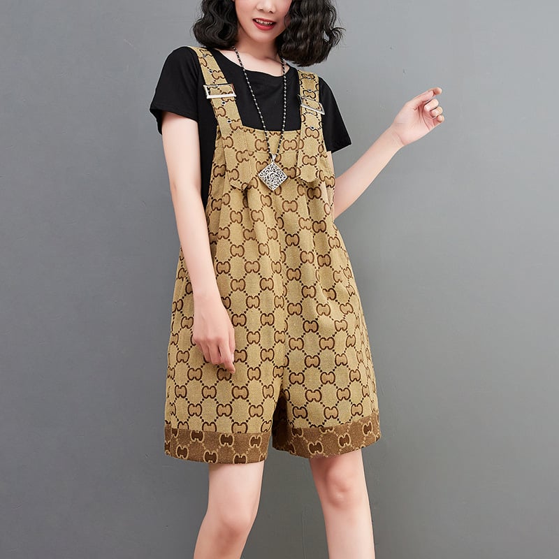 Casual Denim Shorts for Women with Colorful Straps