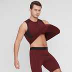 Men's Quick-Dry Sleeveless Workout Compression Tank Top