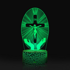 3D Acryl Jesus Kreuz Nachtlicht