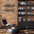 "With God All Things Are Possible" Metal Wall Sign | Christian Home Decor