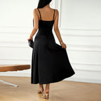 Diyun Women's Solid Color Sexy Camisole Dress 2023