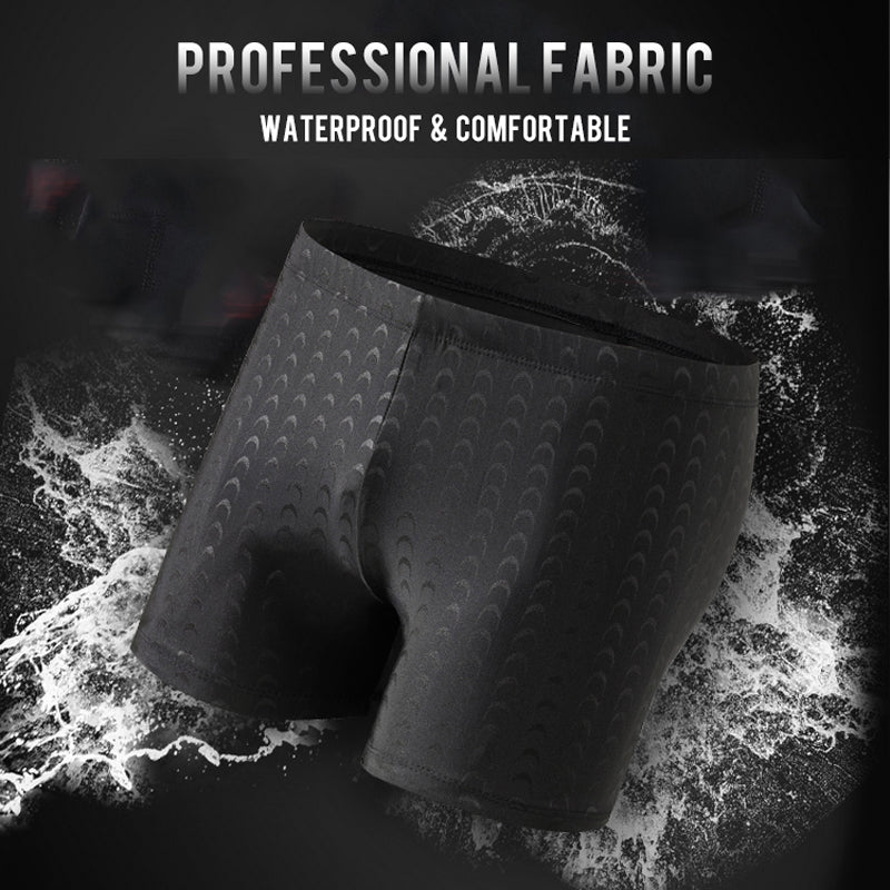Men's Sharkskin Quick-Dry Swim Trunks