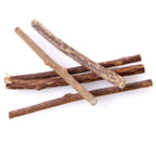 Natural Silvervine Cat Chew Sticks, Matatabi Molar Dental Teeth Cleaning Treat for Cats & Kittens, Pack of 5