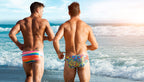 Men's Colorful Abstract Floral Swim Briefs