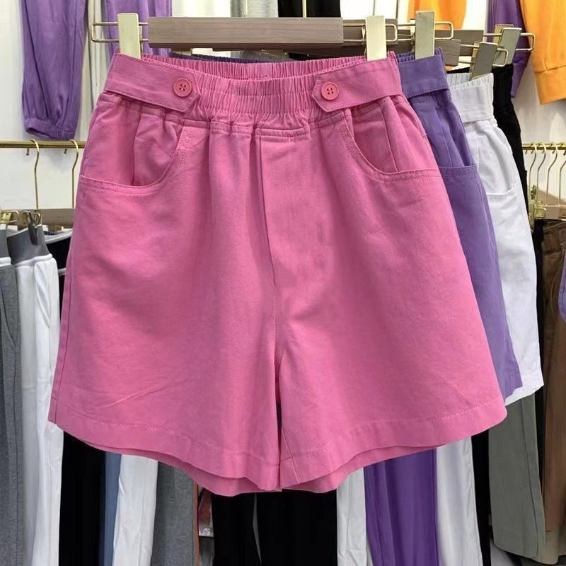 Women's Summer High-Waisted Loose Fit Shorts