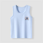 Boys' Cotton Tank Top for Spring and Autumn