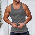 2023 Spring/Summer Men's Knitted Fitness Tank Top