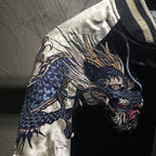 Men's Double-Sided Embroidered Jacket with Four Gods