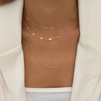 Layered Cross Necklace