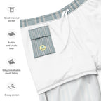 Men's Striped Swim Trunks
