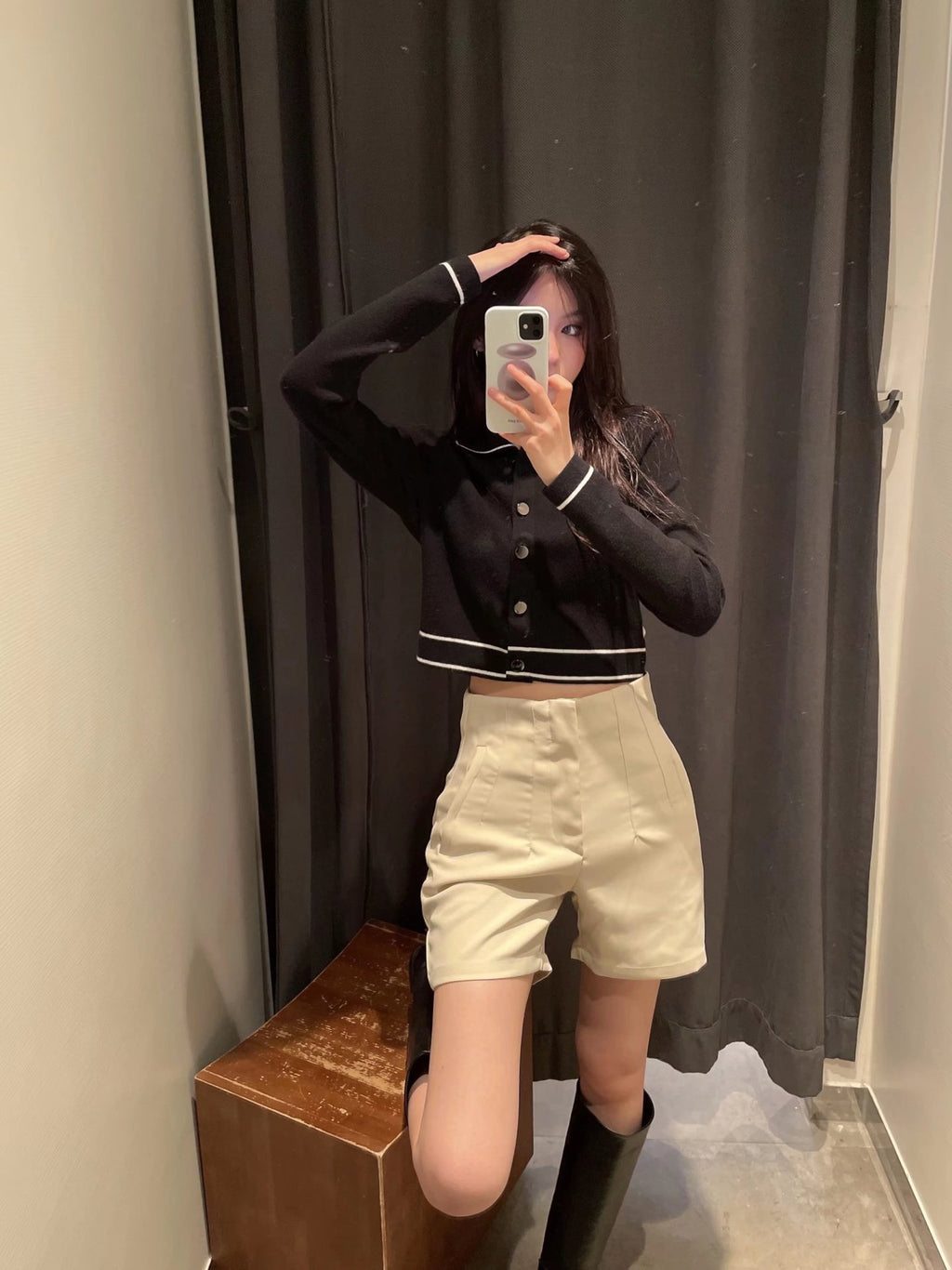 Simple High Waist Casual Shorts for Women