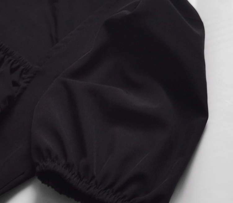 Puff Sleeve Square Neck Cropped Top