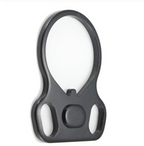 Ambidextrous Tactical Sling Mount Adapter, Dual Loop End Plate Sling Swivel Attachment for Single Point Slings, Lightweight Metal Left or Right Hand