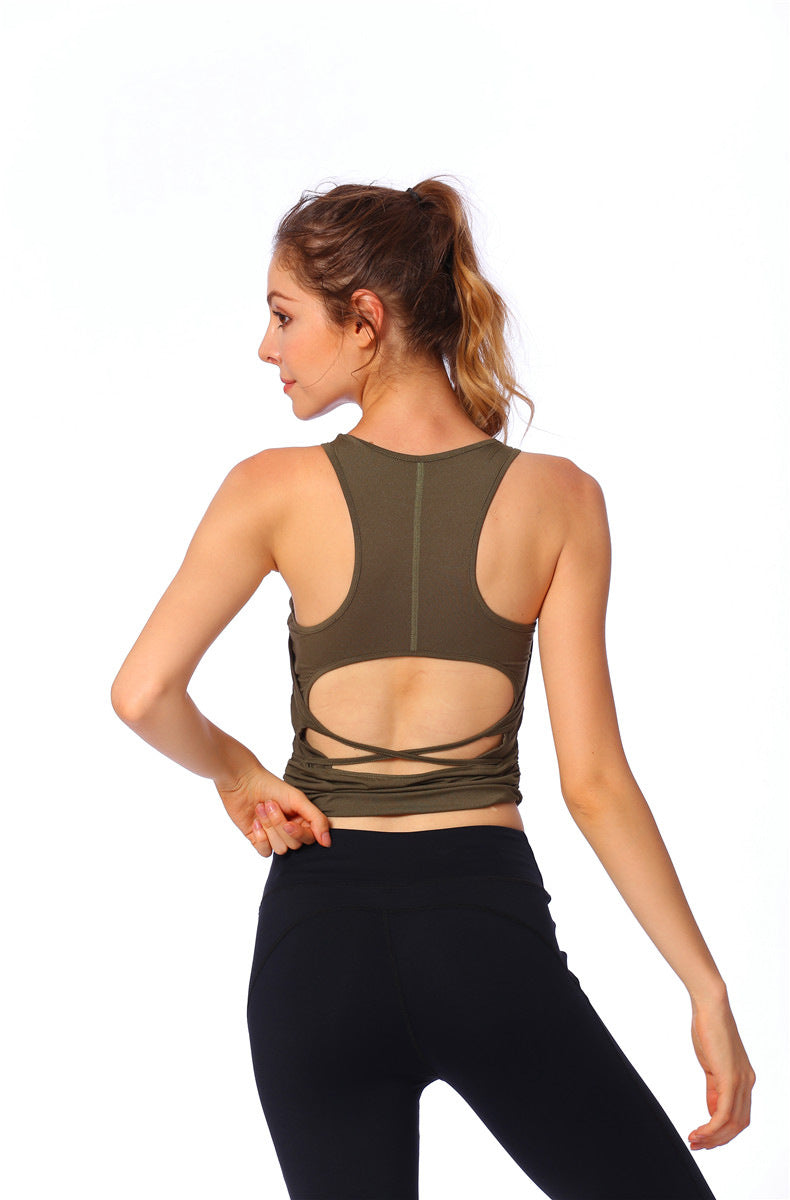 Women's Yoga Sports Tank Top, Moisture-Wicking Design