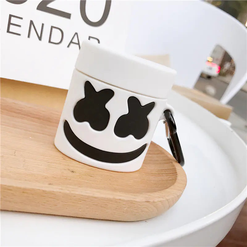 DJ Cotton AirPods 1/2 Silicone Case for Bluetooth Earbuds | Accessory