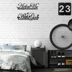 "With God All Things Are Possible" Metal Wall Sign | Christian Home Decor
