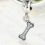 Sterling Silver Dog Bone Dangle Charm