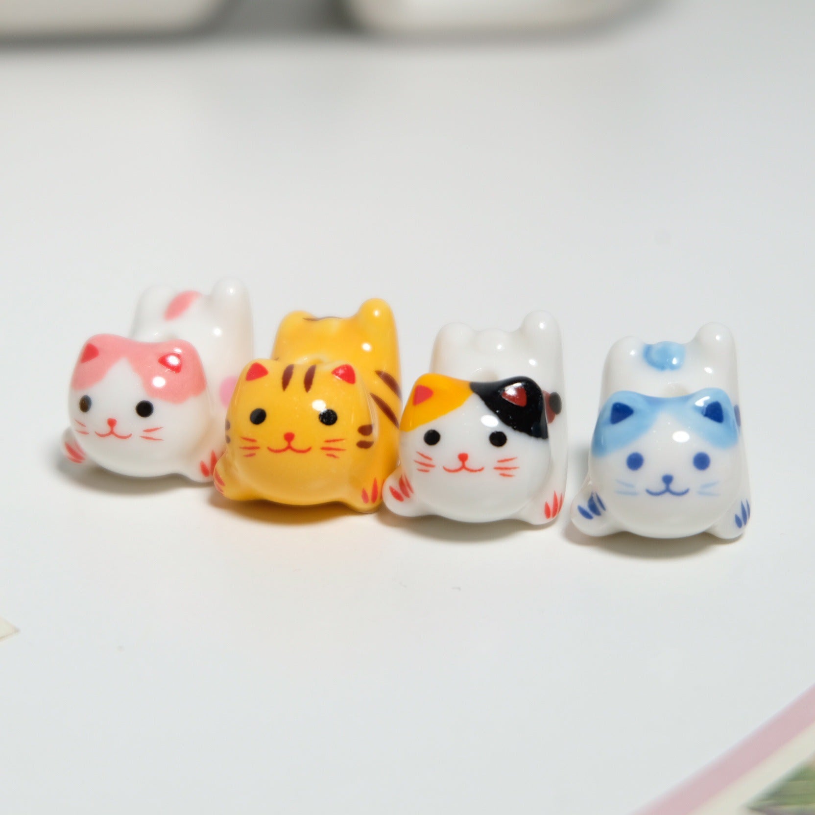 Handmade Cute Cat Bead Bracelet