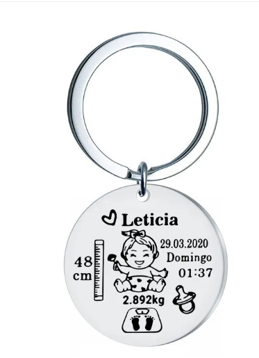 Newborn Baby Anniversary Keychain | Accessory