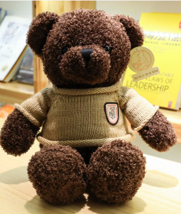 Sweater Teddy Bear Doll Plush Toy Bear Pillow Ragdoll | Home Decor