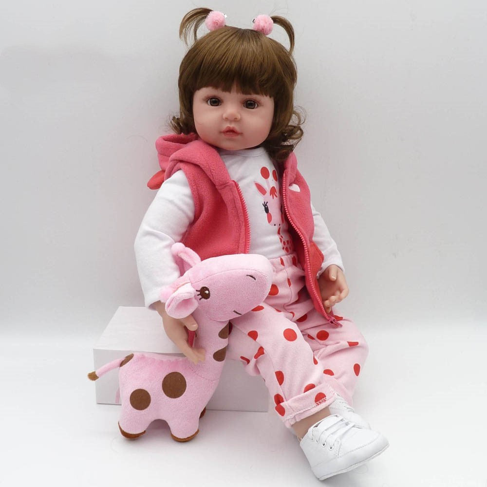 Fashionable Short Curl Doll - Reborn Baby Doll | Home Decor