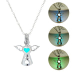 Glow in the Dark Angel Paw Necklace