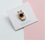 Korean Cute Cat Brooch - Cartoon Style Pin Accessories