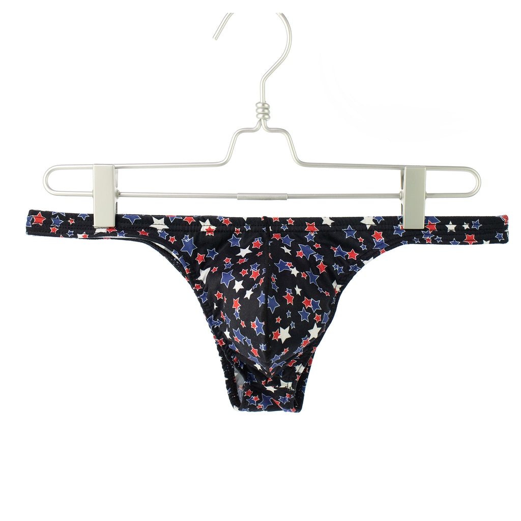 Men's Star Print Bikini Brief