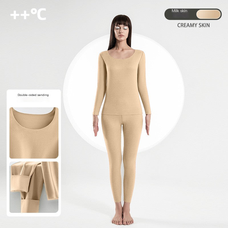 Double-Sided Thermal Underwear Set for Women